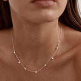 By Charlotte Moonlit Bloom Pearl Choker in Silver