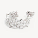 By Charlotte Crystal Dust Hoops in Sterling Silver