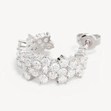 By Charlotte Crystal Dust Hoops in Sterling Silver