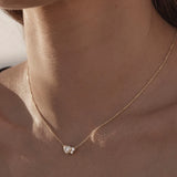 By Charlotte Dream Lover Heart Necklace in 18K Gold Vermeil