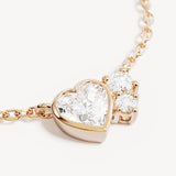 By Charlotte Dream Lover Heart Necklace in 18K Gold Vermeil