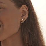 By Charlotte Forever More Bow Stud Earrings in 18K Gold Vermeil