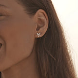 By Charlotte Forever More Bow Stud Earrings in Sterling Silver