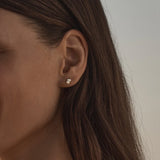 By Charlotte Love In Stillness Pearl Stud Earrings in Sterling Silver