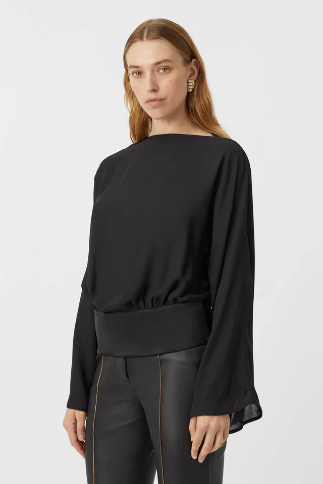 Camilla and Marc Andres Top in Black