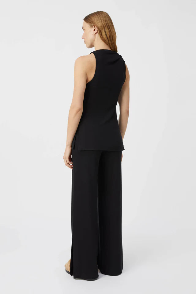 Camilla and Marc Junie Twist Lounge Top in Black