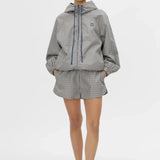 Camilla and Marc Pierce Check Anorak in Birch Check