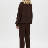 Camilla and Marc Zylus Track Pant in Chocolate and White