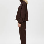 Camilla and Marc Zylus Track Pant in Chocolate and White