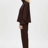 Camilla and Marc Zylus Track Pant in Chocolate and White