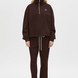 Camilla and Marc Zylus Track Pant in Chocolate and White