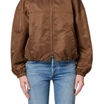 Citizens of Humanity Barracuta Bubble Jacket in Toffee - side view