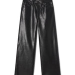 Agolde Arc Jean 32 Recycled Leather in Detox