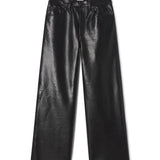 Agolde Arc Jean 32 Recycled Leather in Detox