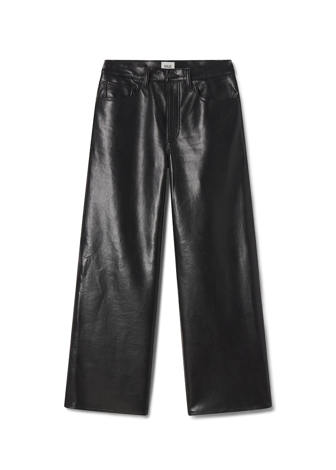 Agolde Arc Jean 32 Recycled Leather in Detox