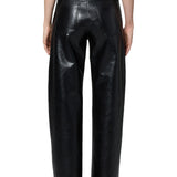 Agolde Arc Jean 32 Recycled Leather in Detox