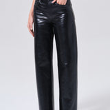 Agolde Arc Jean 32 Recycled Leather in Detox