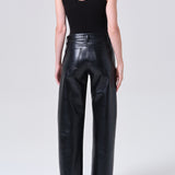 Agolde Arc Jean 32 Recycled Leather in Detox