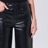 Agolde Arc Jean 32 Recycled Leather in Detox