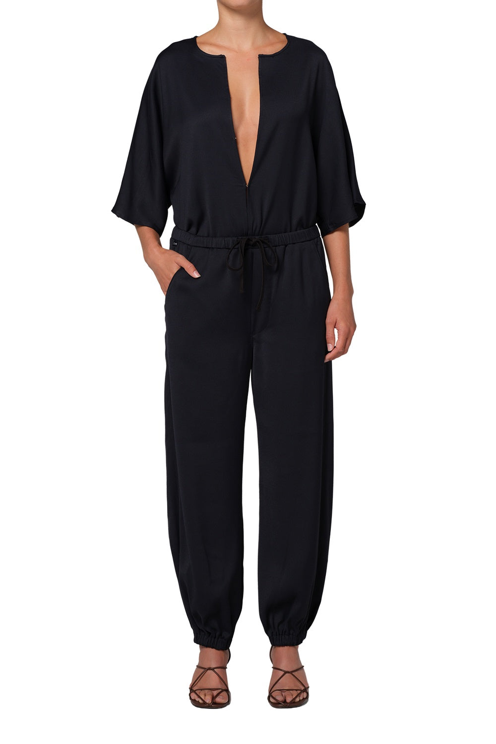 Citizens Of Humanity Bubble Pull On In Portofino Twill in Navy