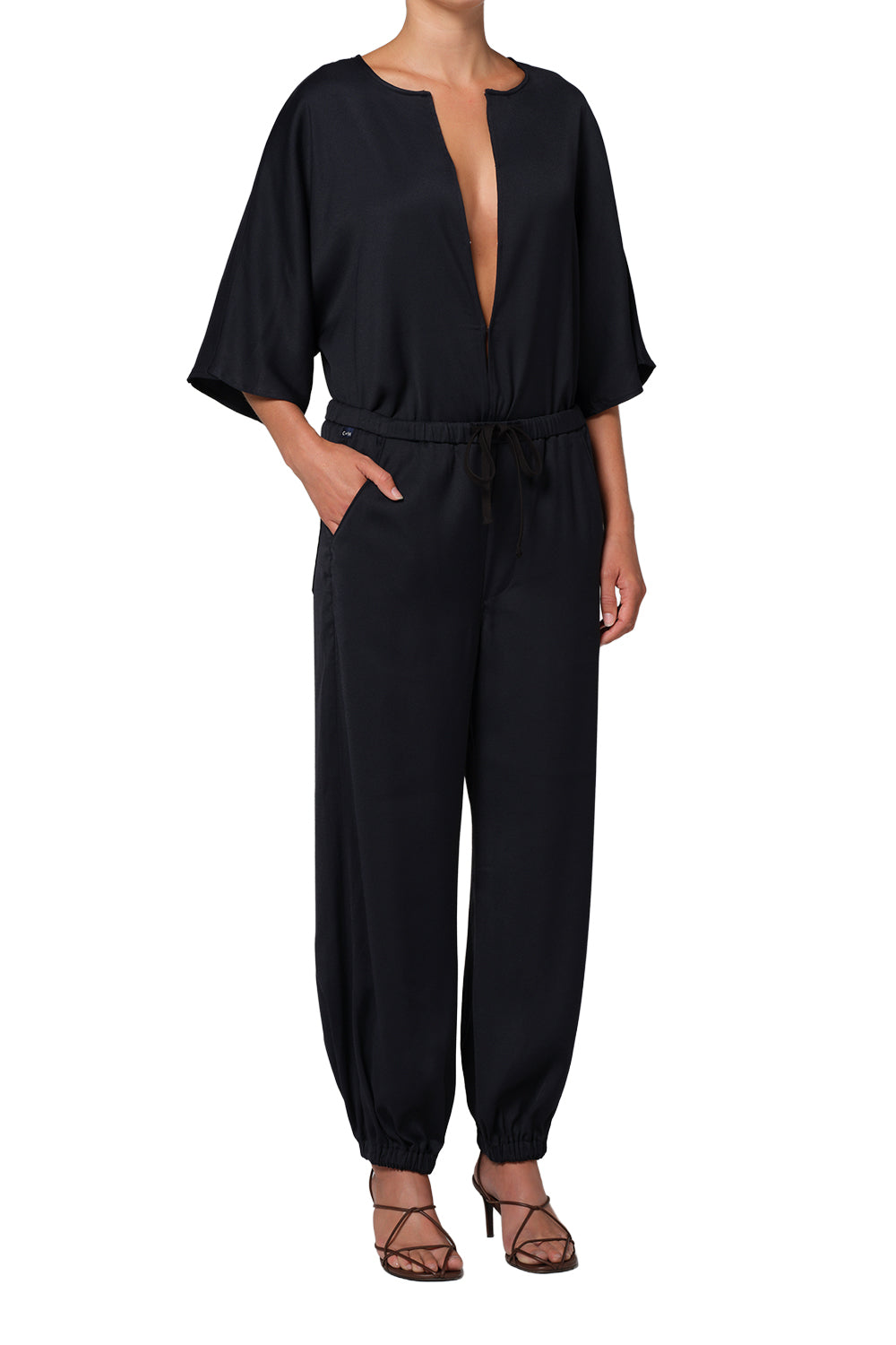 Citizens Of Humanity Bubble Pull On In Portofino Twill in Navy