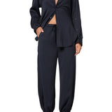 Citizens Of Humanity Bubble Pull On In Portofino Twill in Navy