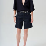 Citizens Of Humanity Franca Shirt In Portofino Twill in Navy