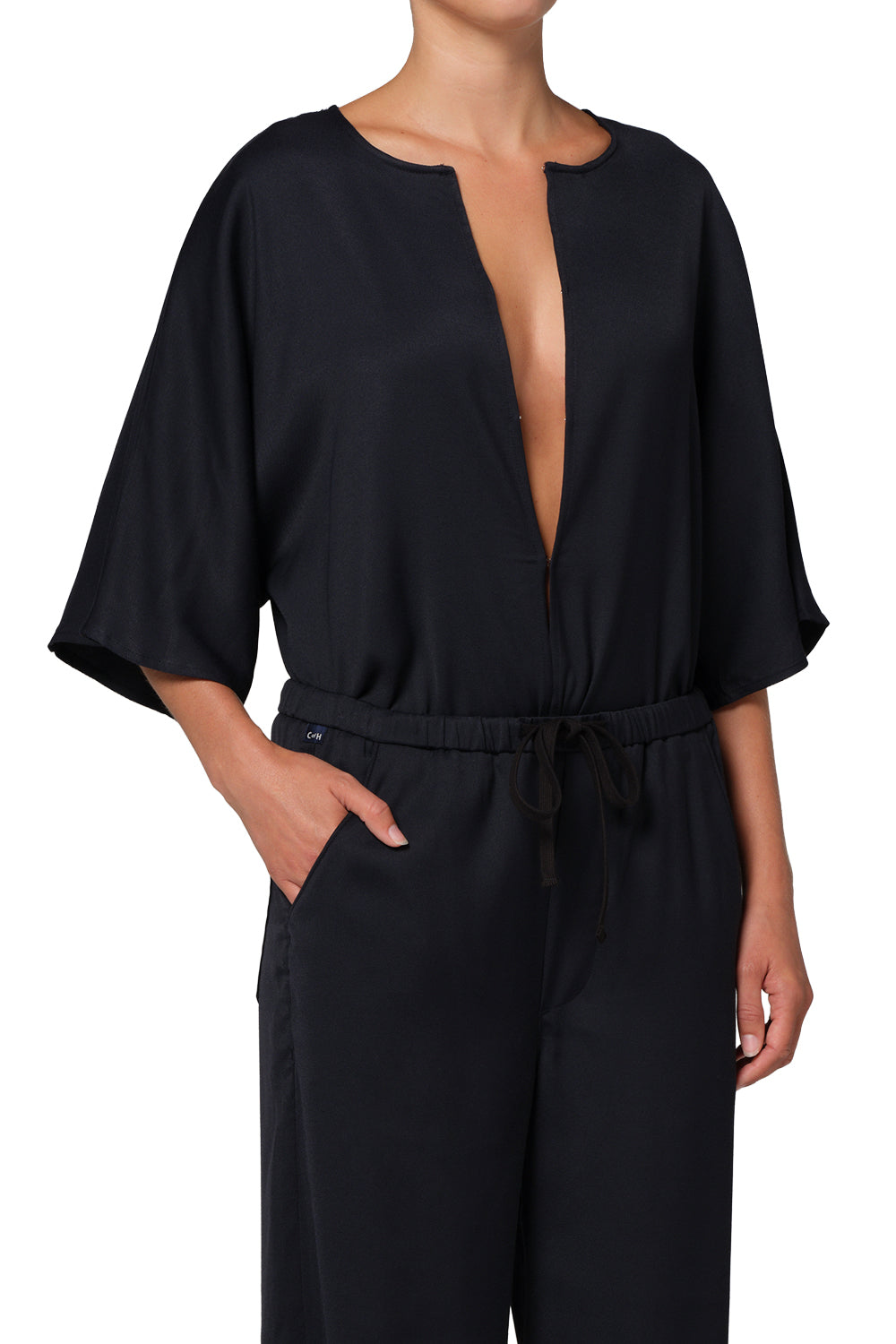 Citizens Of Humanity Franca Shirt In Portofino Twill in Navy