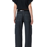 Citizens Of Humanity Thassos Twisted Seam Utility Pant in Washed Black