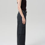 Citizens Of Humanity Thassos Twisted Seam Utility Pant in Washed Black