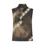 Camilla and Marc Asper Top in Choc Asper Print