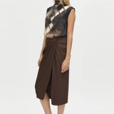 Camilla and Marc Asper Top in Choc Asper Print