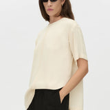 Camilla and Marc Allegro Satin Tee in Cream