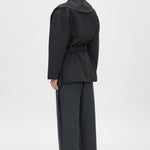 Camilla and Marc Audrey Wrap Jacket in Charcoal - styled look