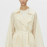 Camilla and Marc Bernini Sheer Trench in Ivory