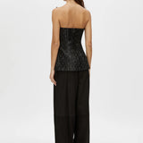 Camilla and Marc Elise Top in Black