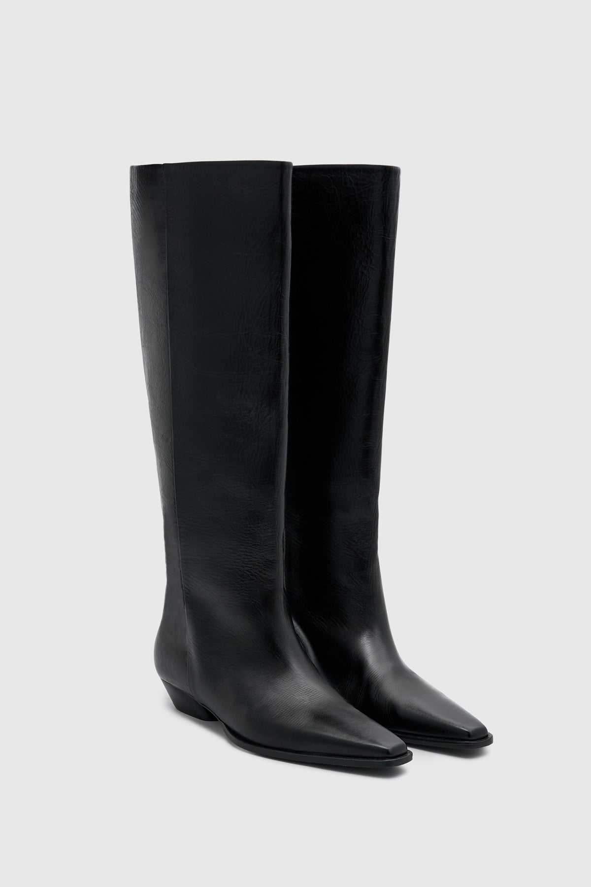 Camilla and Marc Rowan Knee Boot in Black - side view