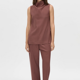 Camilla and Marc Sander Top in Plum