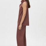 Camilla and Marc Sander Top in Plum