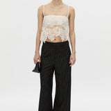 Camilla And Marc Alvar Lace Cami in Cream - detail view