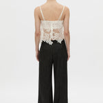 Camilla And Marc Alvar Lace Cami in Cream - close up
