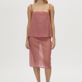 Camilla And Marc Arabella Cami in Dusty Rose - side view