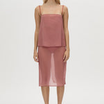 Camilla And Marc Arabella Cami in Dusty Rose - styled look