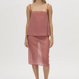 Camilla And Marc Arabella Skirt in Dusty Rose - side view
