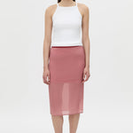 Camilla And Marc Arabella Skirt in Dusty Rose - styled look