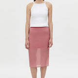 Camilla And Marc Arabella Skirt in Dusty Rose - styled look