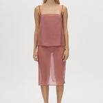Camilla And Marc Arabella Skirt in Dusty Rose - close up
