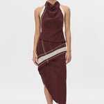 Camilla And Marc Barolo Dress in Plum and Cream - outfit inspiration