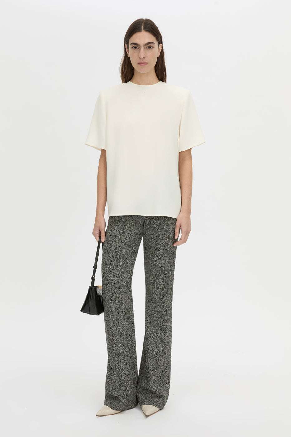 Camilla And Marc Darien Top in Cream - side view