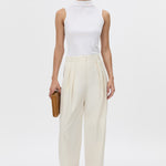 Camilla And Marc Inca Wide Leg Tailored Pant in Ivory - side view